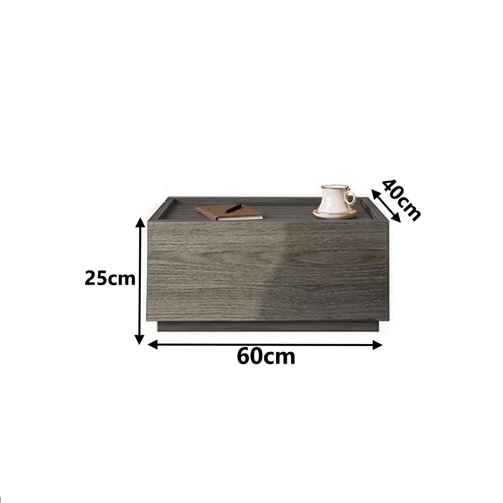 【台灣現貨 227】60公分床頭櫃 簡易床邊櫃 組合床頭櫃 床邊桌 小型邊桌 帶滑軌抽屜櫃 小櫃子 免運 可貨到付款-細節圖7