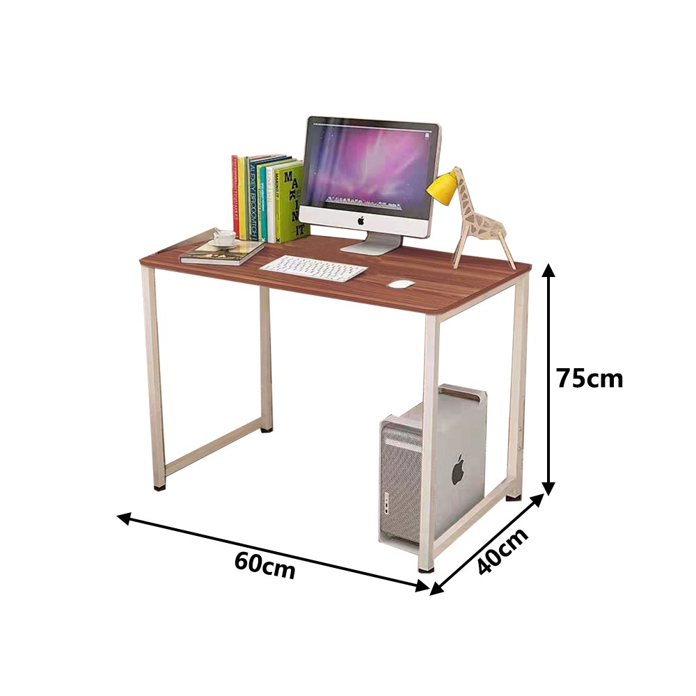 【台灣現貨 265】書桌 電腦桌 60公分書桌 工作桌 組裝簡單 桌子 長桌 學習桌 簡易書桌 免運 可貨到付款-細節圖6