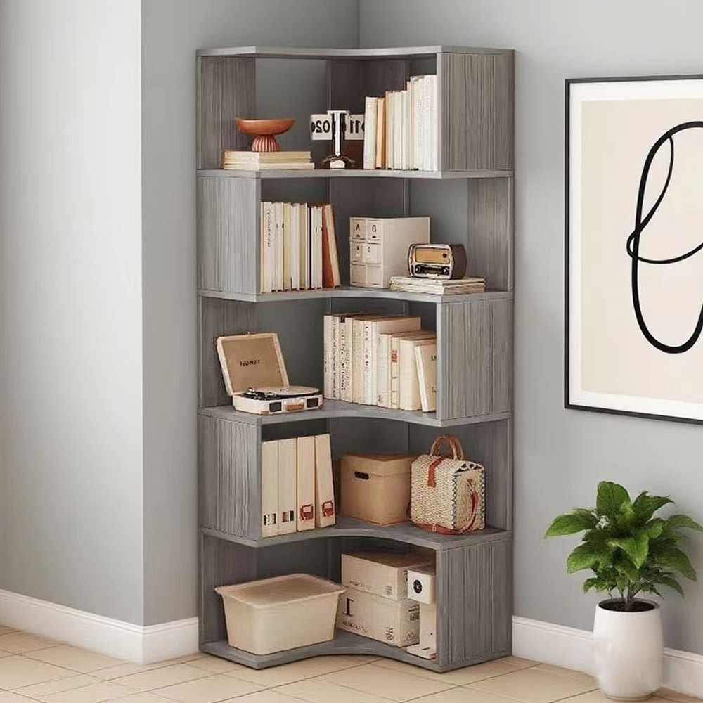 【E家工廠230】轉角櫃 書架 北歐書架 層架置物架  置物架 書櫃  收納櫃 創意書櫥 展示架 免運-細節圖3