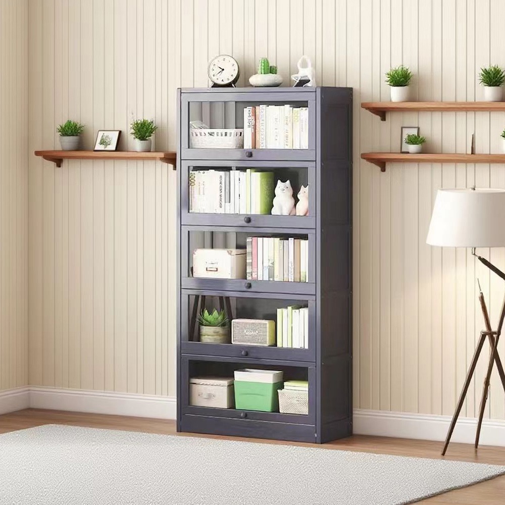 【E家工廠045】收納櫃 公仔櫃 書櫃 書架 展示櫃 櫃子收納櫃 防塵帶門儲物櫃 櫥櫃 置物櫃 客廳收納櫃 免運-細節圖3