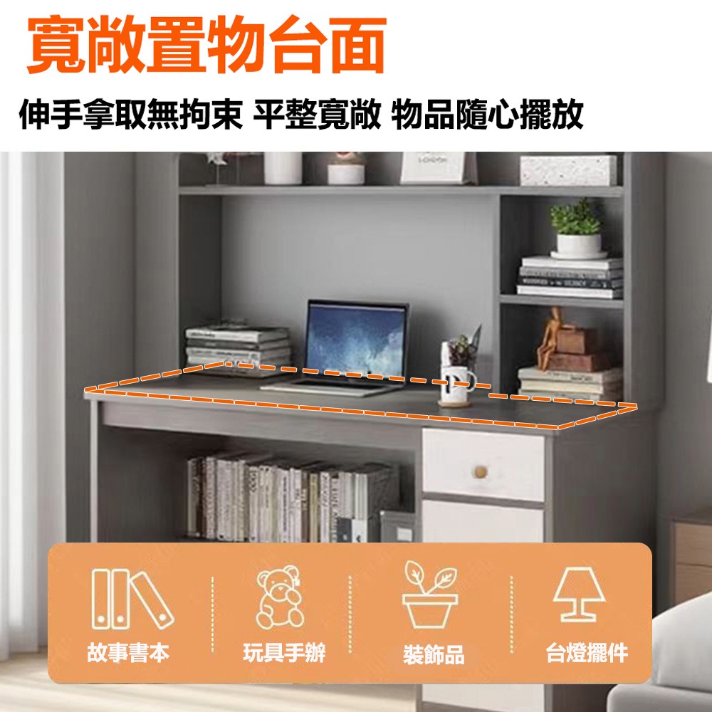 【E家工廠120】 書桌 電腦桌 辦公桌 小書桌 寫字桌 書桌抽屜 書桌電腦桌 電腦書桌 工作桌 免運-細節圖6