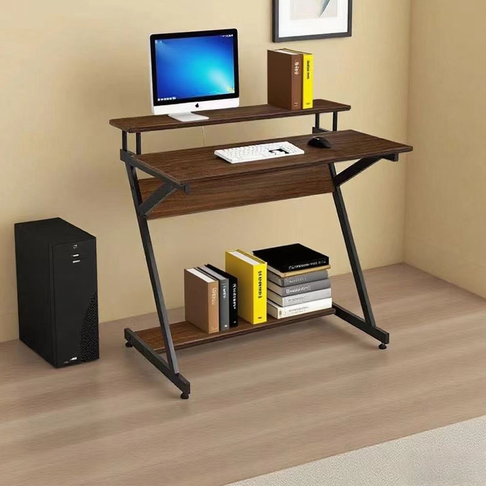 【E家工廠126】書桌 電腦桌 100公分書桌 工作桌 書桌帶熒幕架 組裝簡單 辦公桌 桌子長桌 學習桌 免運-細節圖2