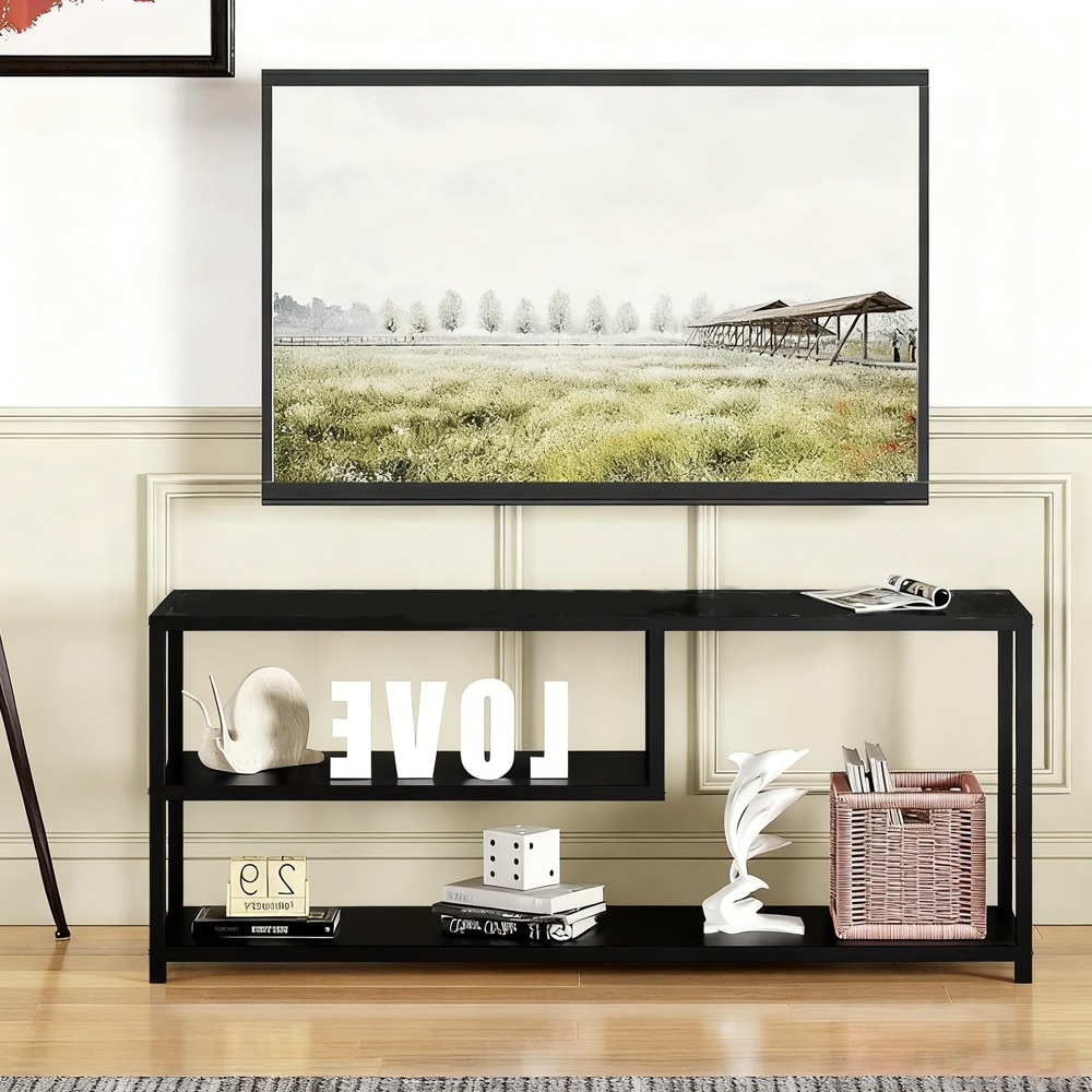 【E家工廠425】120CM電視櫃 電視櫃 三層電視櫃/ 客廳長櫃/收納櫃/TV櫃/高腳電視櫃 免運-細節圖3