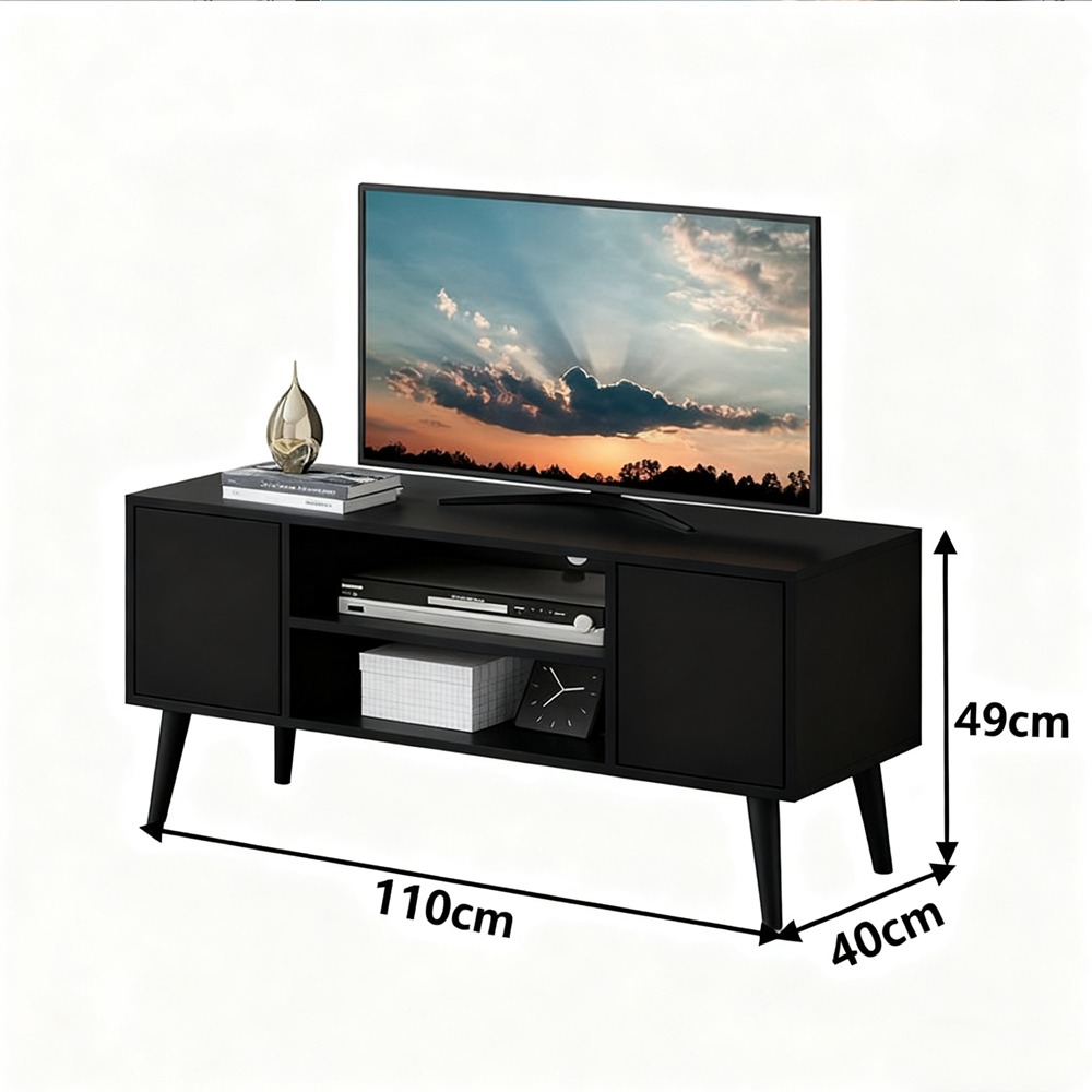 【E家工廠280】120CM電視櫃 電視櫃 兩門電視櫃/ 客廳長櫃/收納櫃/TV櫃/高腳電視櫃 免運-細節圖10