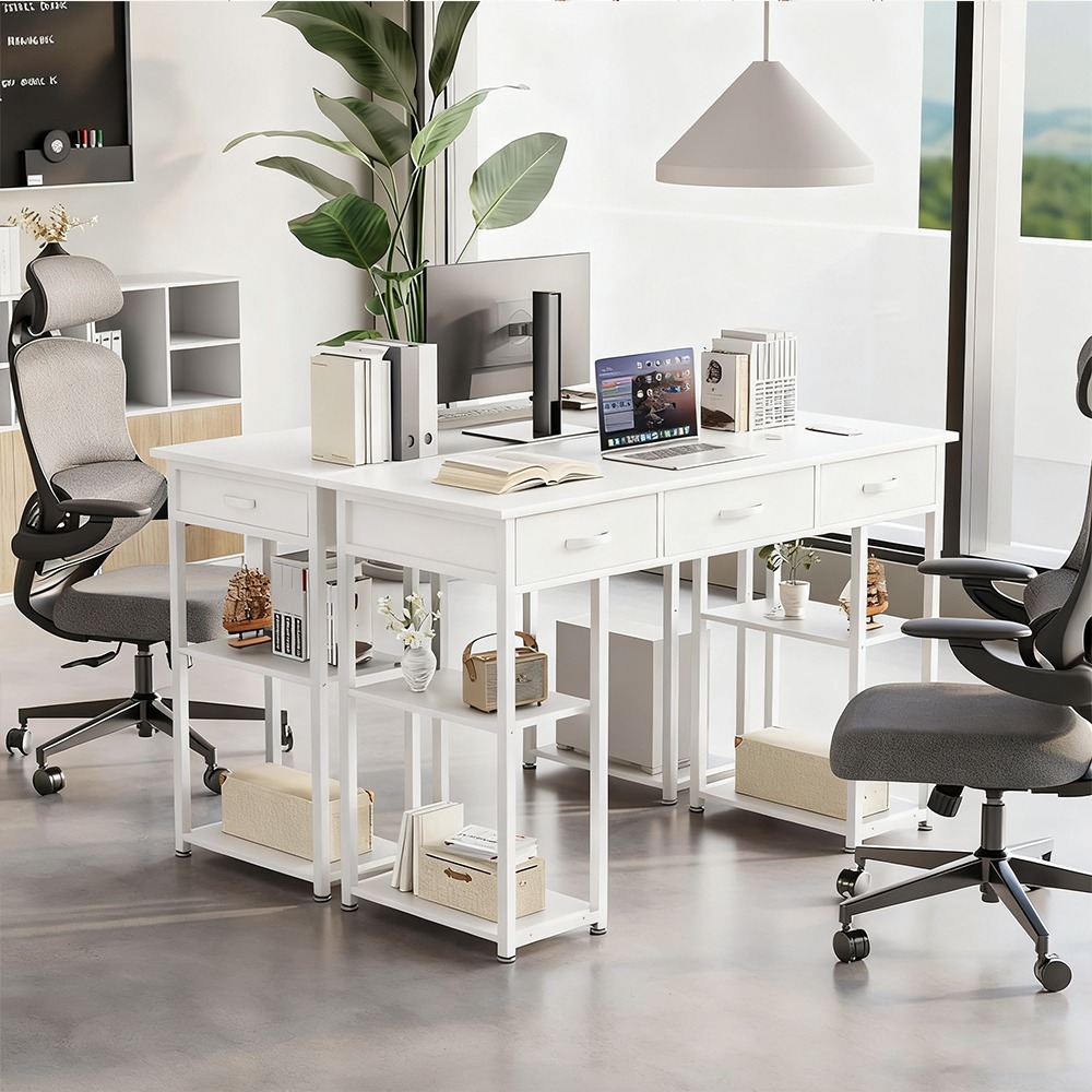 【E家工廠243】120公分書桌 電腦桌  辦公桌 學生桌 工作桌 學習桌 抽屜桌 收納桌 桌子 免運-細節圖2