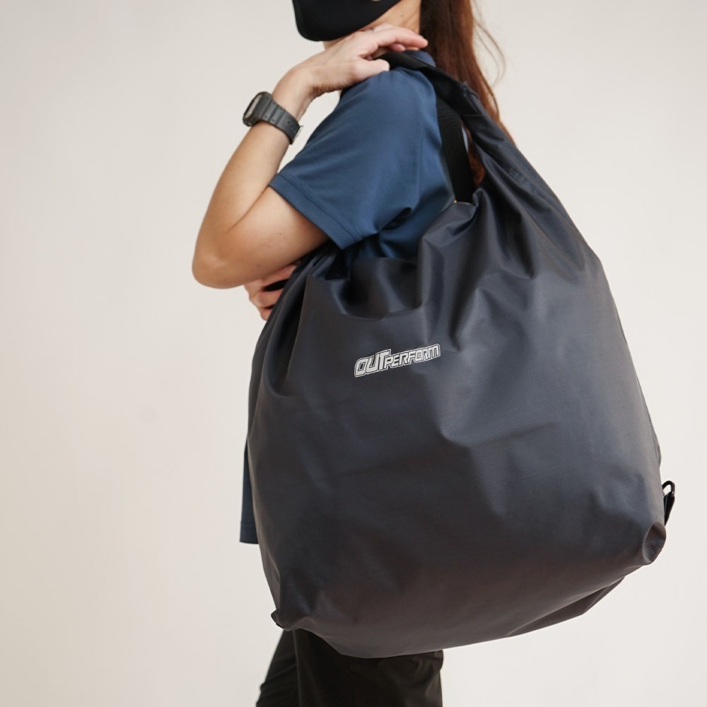 【奧德蒙直營】背包款-去去雨水走長版風雨衣+雨裙-塗鴉迷彩-Outperform-細節圖2