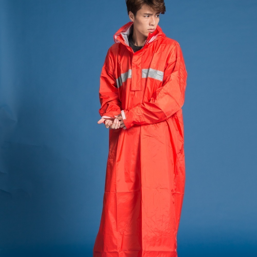【奧德蒙直營】頂峰背包款半開連身雨衣-Outperform-細節圖5