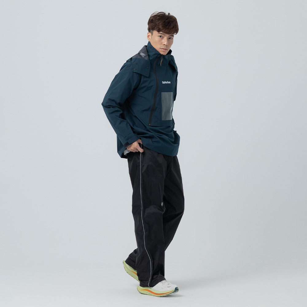 【奧德蒙直營】ACE半斜開雙拉練防水透氣兩件式雨衣-Outperform-細節圖2