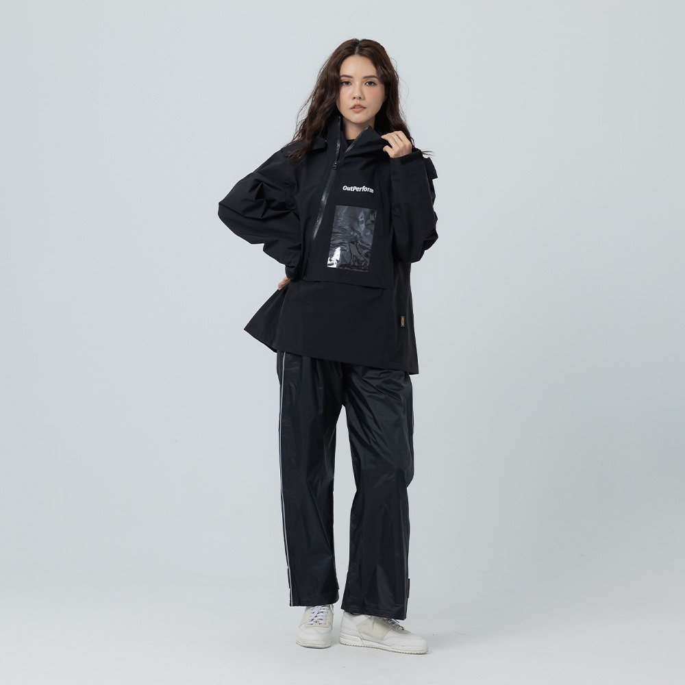 【奧德蒙直營】ACE半斜開雙拉練防水透氣兩件式雨衣-Outperform-細節圖7