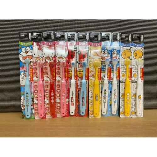 [現貨] Ebisu 兒童牙刷 日本製 Sanrio TOMICA KITTY 蛋黃哥 哆啦A夢