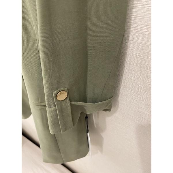 Calvin Klein - 軍綠色7分袖西裝外套-細節圖3