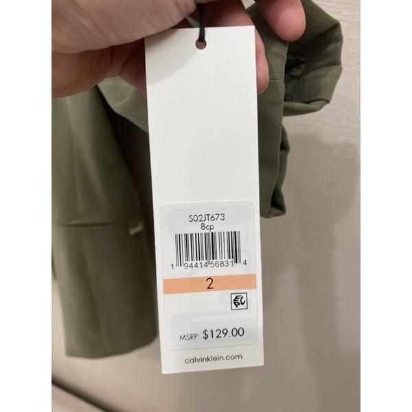 Calvin Klein - 軍綠色7分袖西裝外套-細節圖4