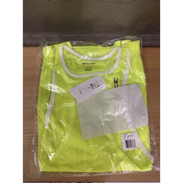 Tommy Sport 運動網眼背心 螢光黃 size S-細節圖2