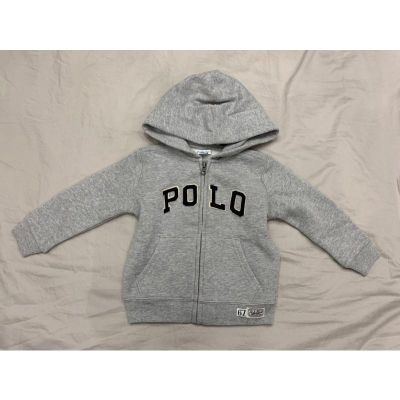 Ralph Lauren Polo logo 長袖灰色外套 含帽 size 24M