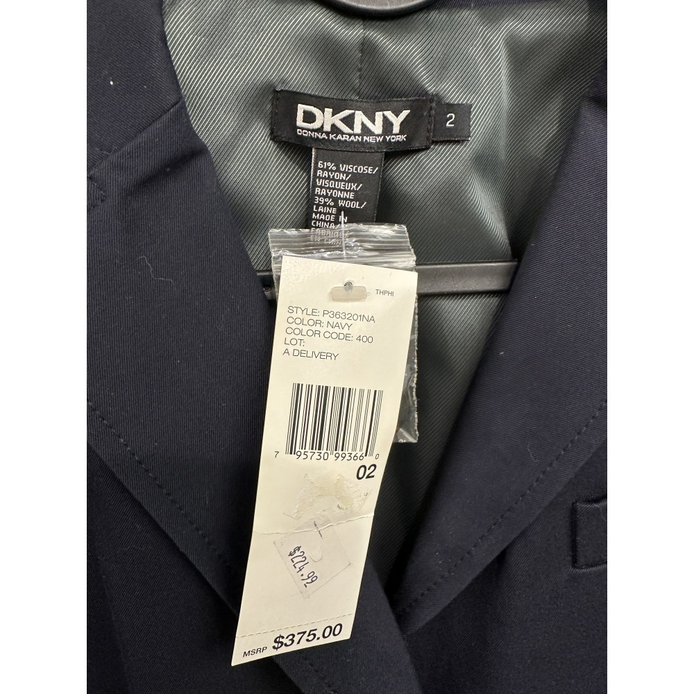 DKNY 藏青色西裝外套 size 2-細節圖5