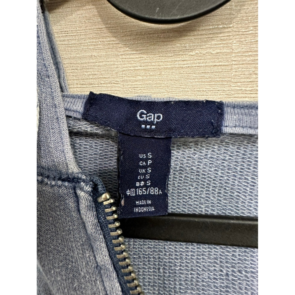 <二手> GAP 藍色休閒套裝 連帽外套 size S+褲子 size XSR-細節圖7