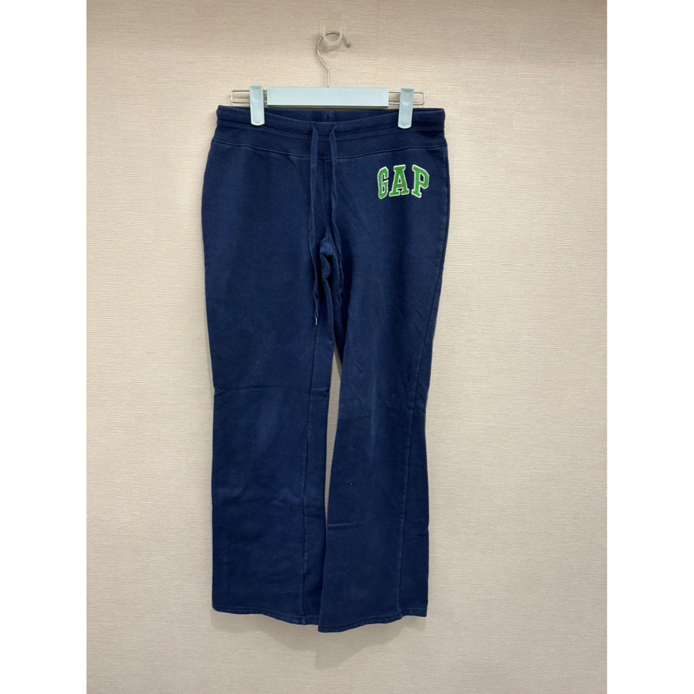 <二手> GAP 綠色logo休閒套裝 帽T size S+棉褲 size XS-細節圖6