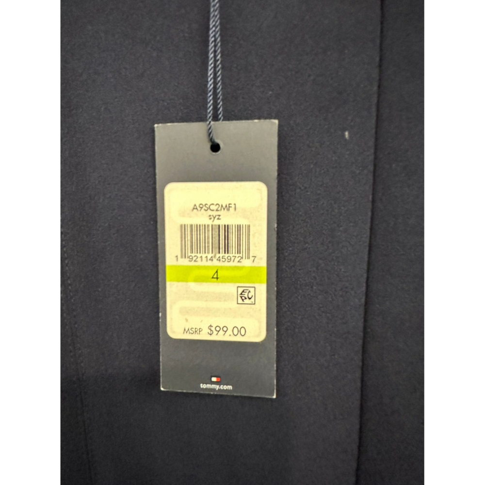 美國 Tommy Hilfiger 深藍無袖洋裝 size 4-細節圖3