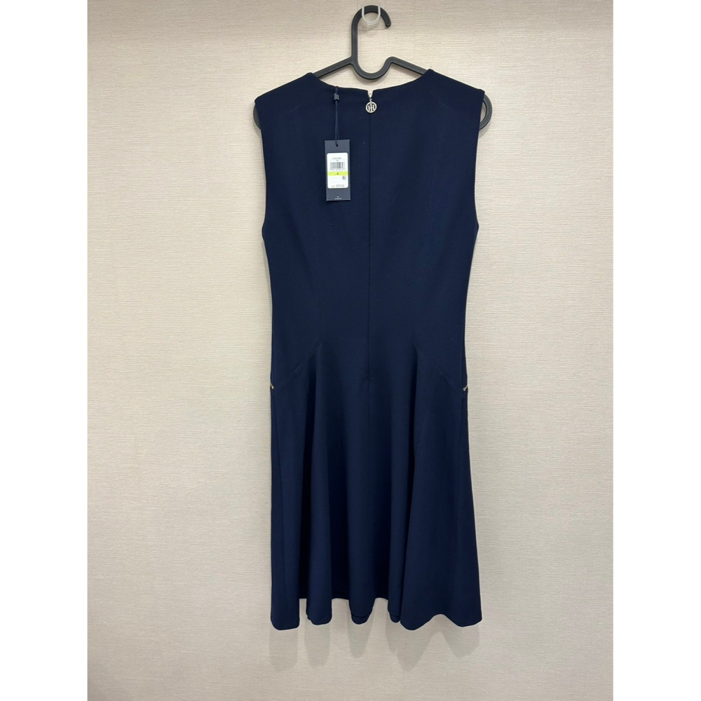 美國 Tommy Hilfiger 深藍無袖洋裝 size 4-細節圖4