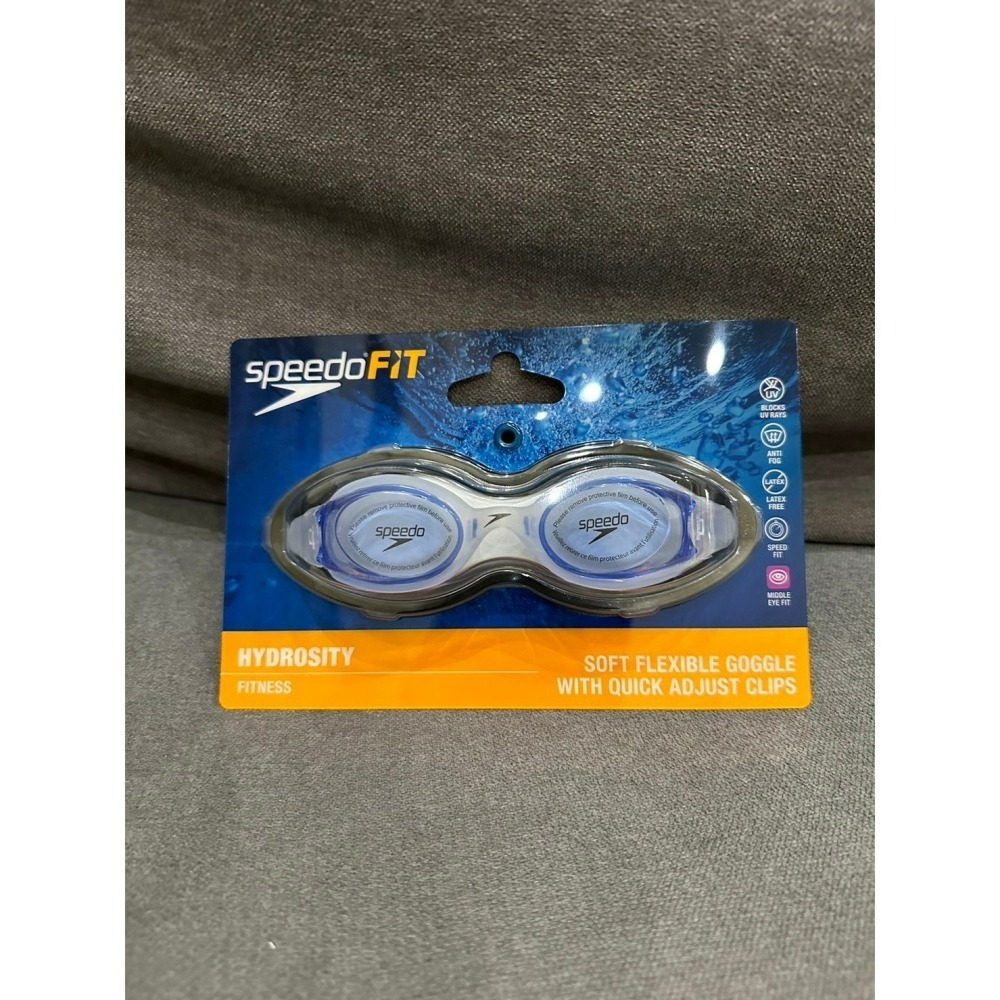 Speedo FIT 運動泳鏡 Hydrocity (Fitness) 藍-細節圖7