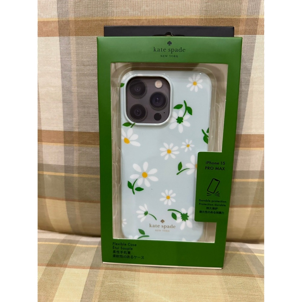 美國 Kate Spade iphone 15 Pro/Pro Max 手機保護殼 手機殼 雛菊-細節圖3