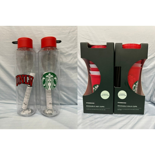 美國 Starbucks 星巴克 UNLV 隨行瓶 隨行杯 環保杯 可重複使用 透明水壺 內華達大學拉斯維加斯分校