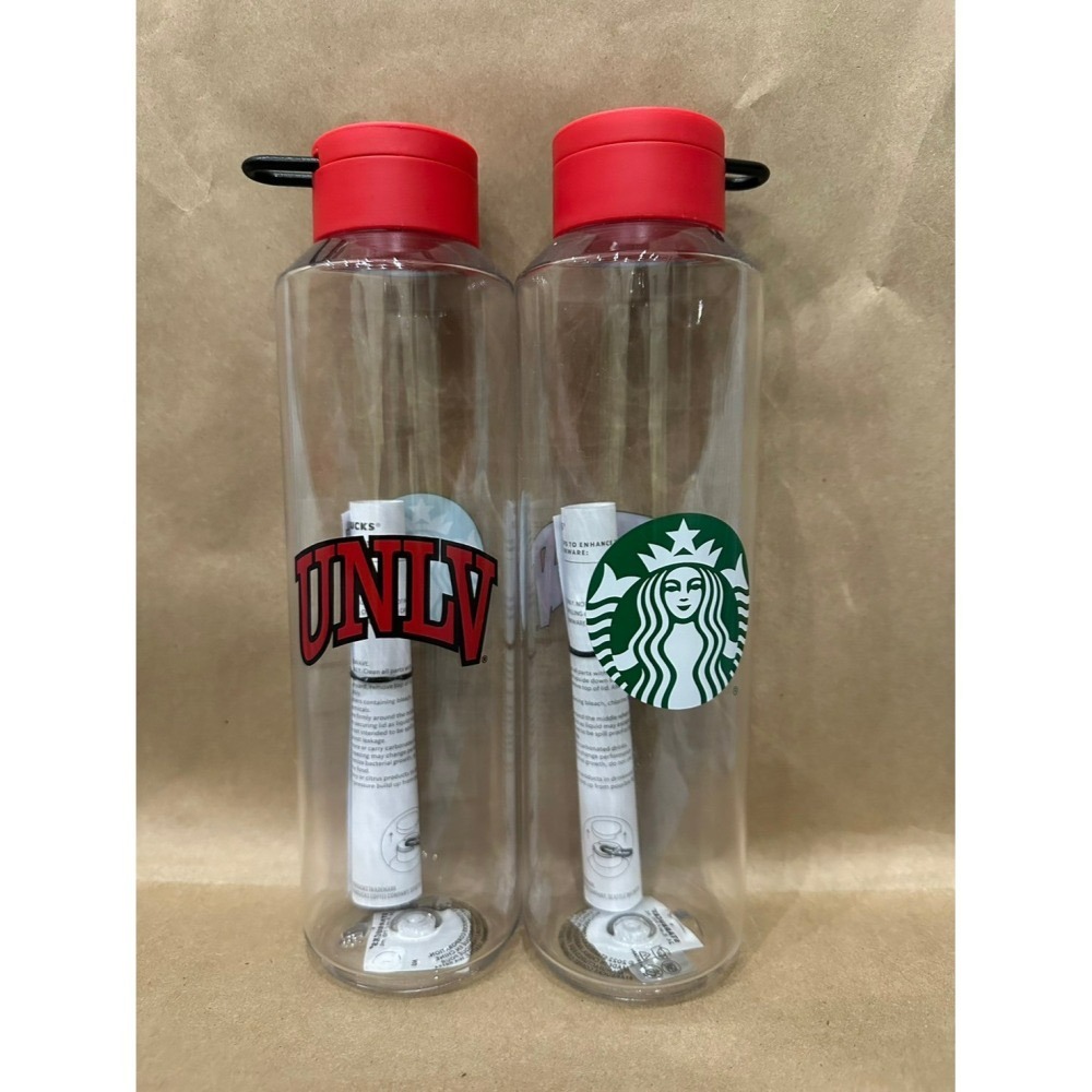 美國 Starbucks 星巴克 UNLV 隨行瓶 隨行杯 環保杯 可重複使用 透明水壺 內華達大學拉斯維加斯分校-細節圖2