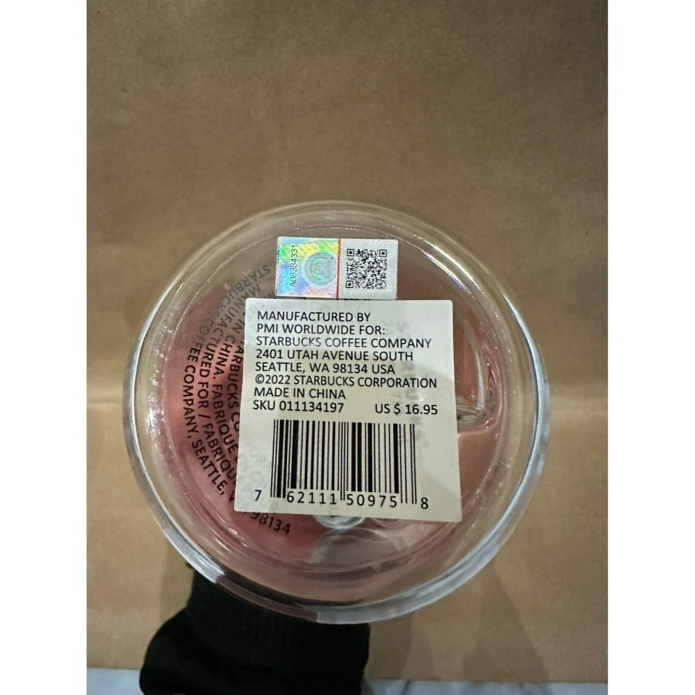 美國 Starbucks 星巴克 UNLV 隨行瓶 隨行杯 環保杯 可重複使用 透明水壺 內華達大學拉斯維加斯分校-細節圖2