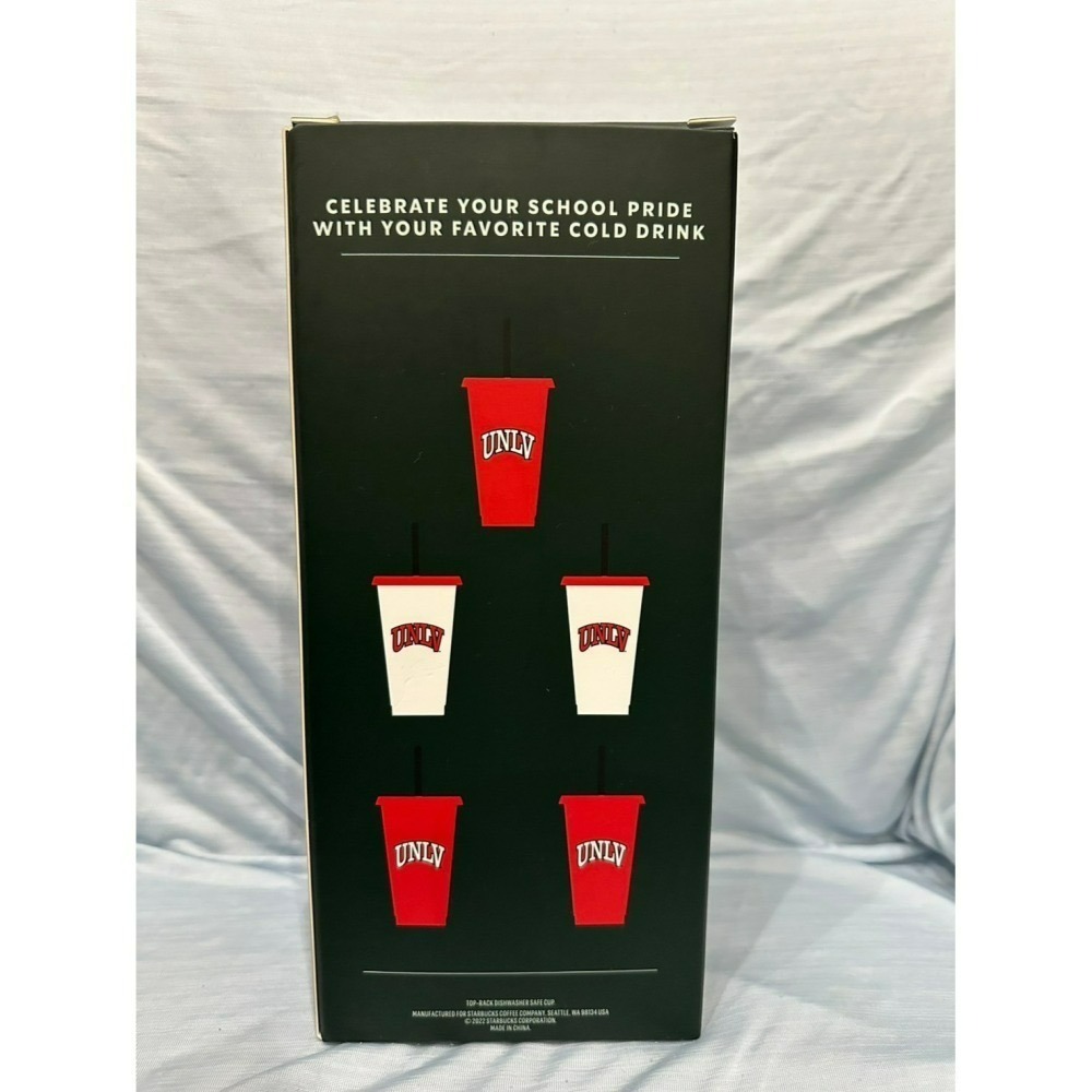 美國 Starbucks 星巴克 UNLV 隨行瓶 隨行杯 環保杯 可重複使用 透明水壺 內華達大學拉斯維加斯分校-細節圖6