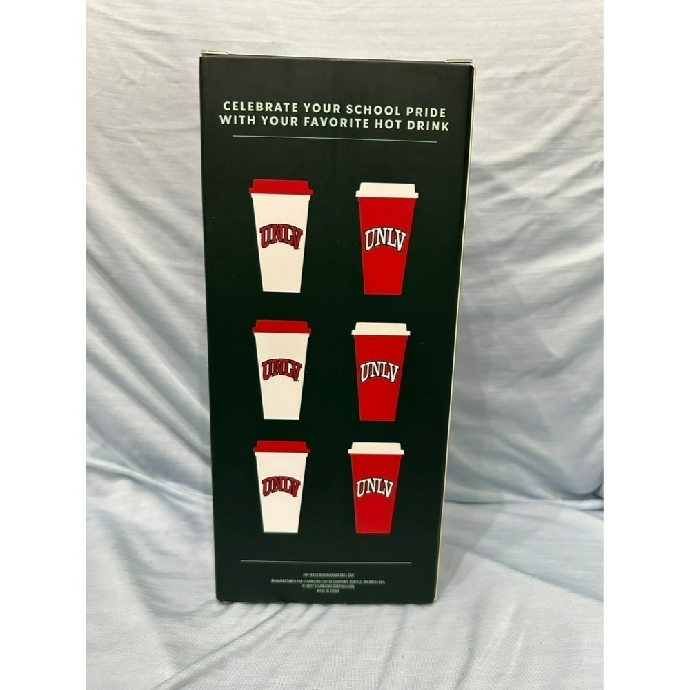 美國 Starbucks 星巴克 UNLV 隨行瓶 隨行杯 環保杯 可重複使用 透明水壺 內華達大學拉斯維加斯分校-細節圖8