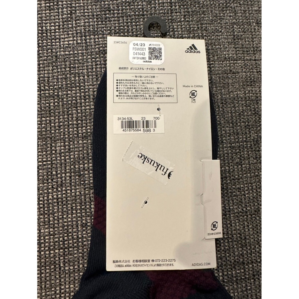 日本 adidas 運動襪 短襪 裸襪 船型襪 襪子 女款 23-25公分 加長後跟 腳趾和腳跟補強支撐-細節圖2