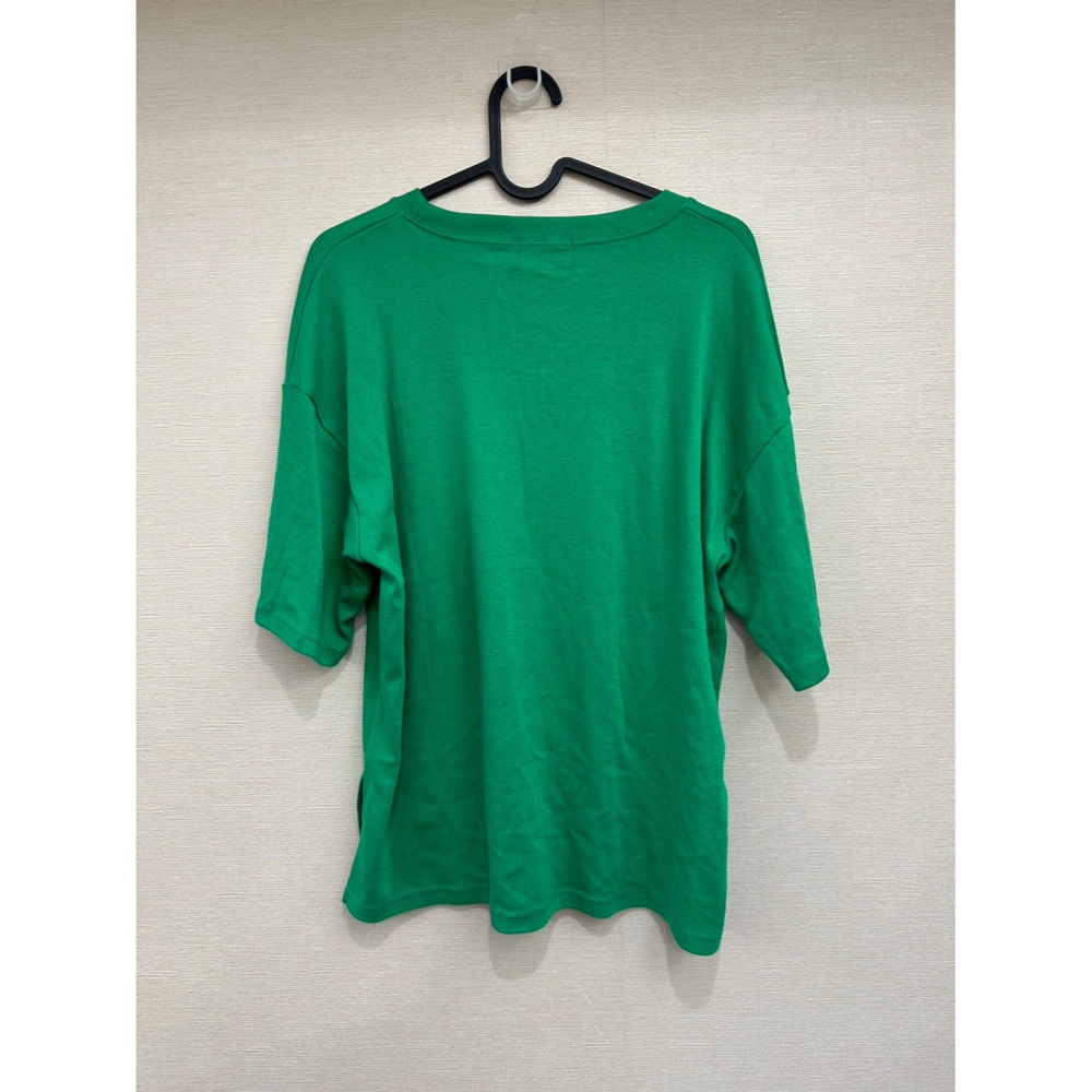 正韓 N9.CK 短袖綠色T恤  size F-細節圖2