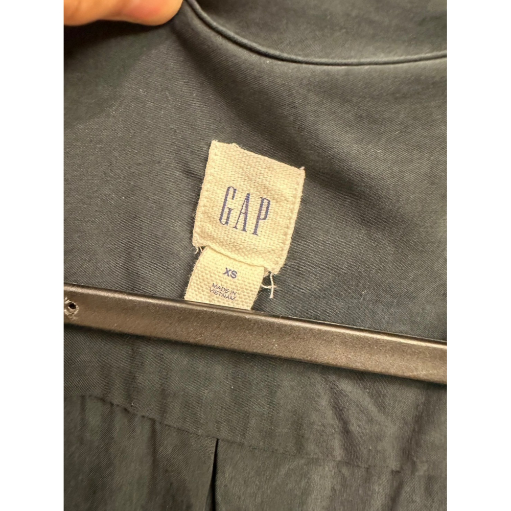 <二手> GAP 靛青無袖綁帶連衣褲 size XS-細節圖4