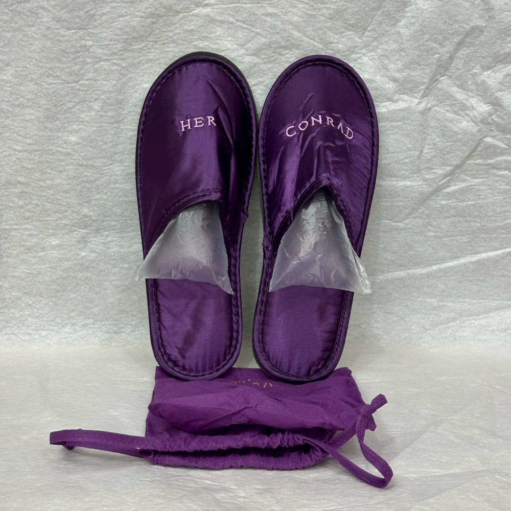 飯店拖鞋 室內拖鞋 軟絨拖鞋 絨毛拖鞋 拋棄式拖鞋 一次性拖鞋 新加坡金沙酒店 澳門倫敦人 澳門倫敦人名匯-細節圖6