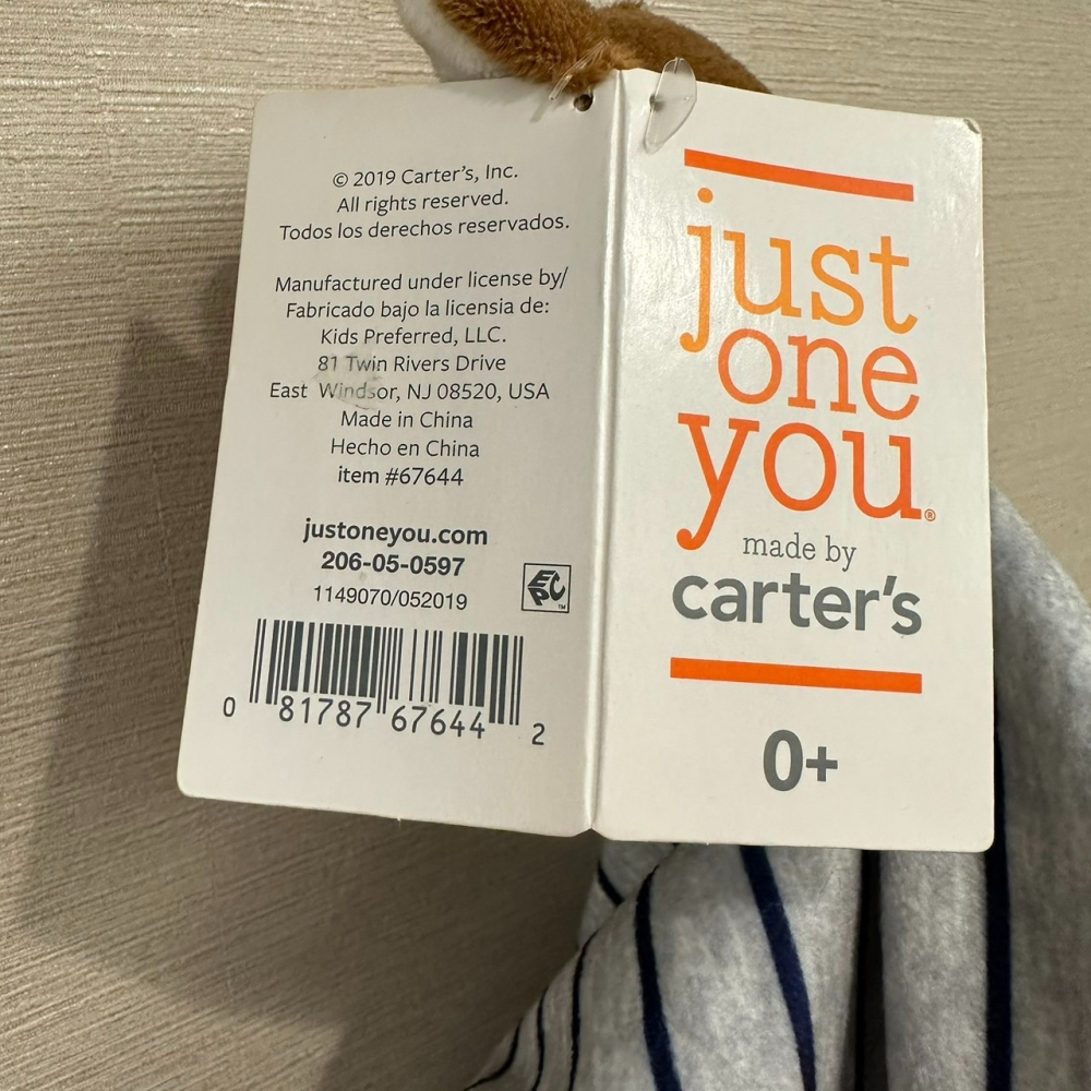 美國 Carters 狐狸安撫巾 柔軟安撫巾-細節圖5