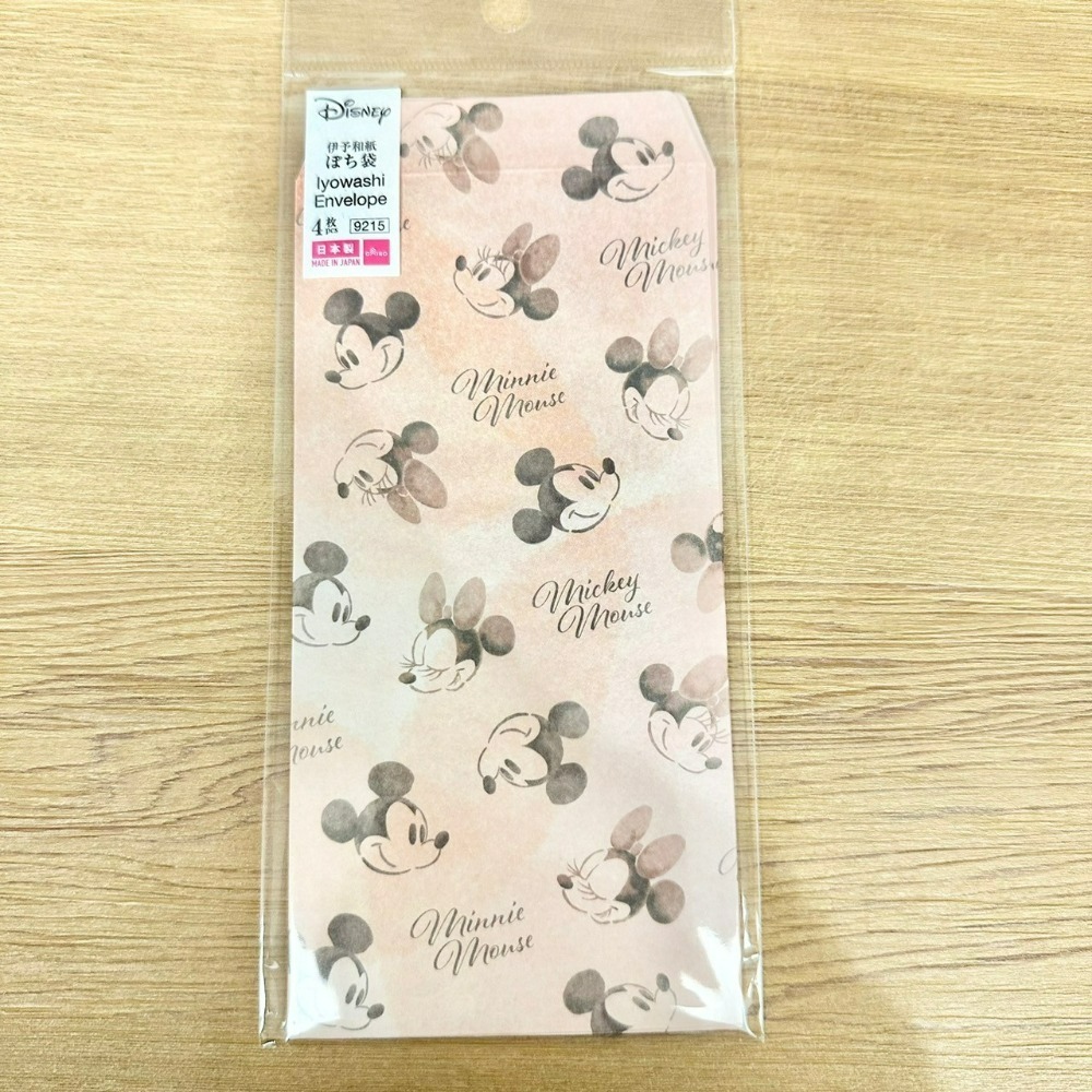 日本大創 Daiso 迪士尼 三麗鷗 伊予和紙 紅包袋 信封袋 禮金袋 米奇 米妮 公主 奇奇蒂蒂 維尼 大耳狗-規格圖11