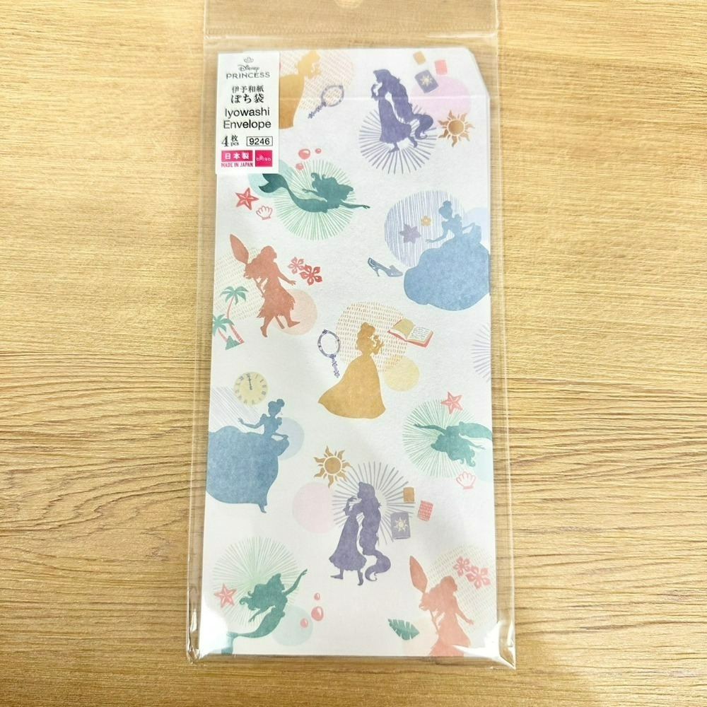 日本大創 Daiso 迪士尼 三麗鷗 伊予和紙 紅包袋 信封袋 禮金袋 米奇 米妮 公主 奇奇蒂蒂 維尼 大耳狗-規格圖11