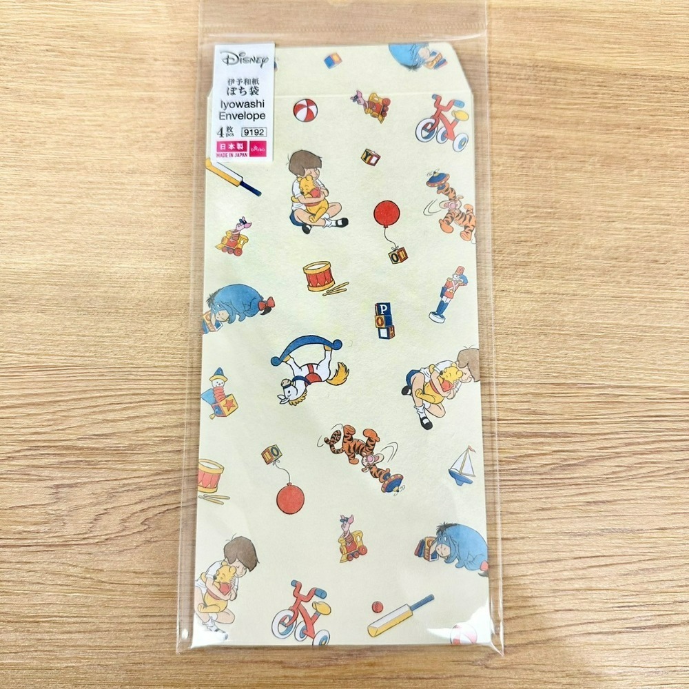 日本大創 Daiso 迪士尼 三麗鷗 伊予和紙 紅包袋 信封袋 禮金袋 米奇 米妮 公主 奇奇蒂蒂 維尼 大耳狗-規格圖11