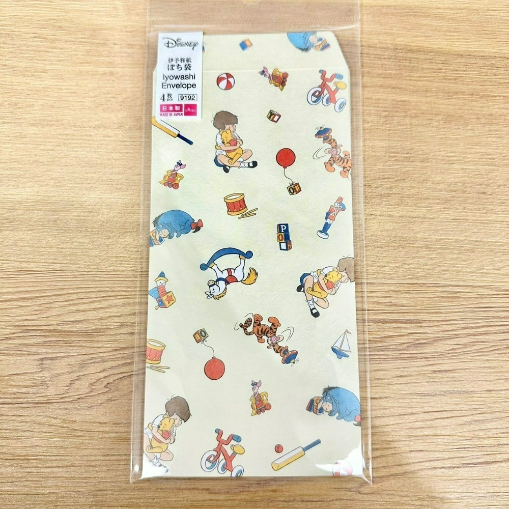 日本大創 Daiso 迪士尼 三麗鷗 伊予和紙 紅包袋 信封袋 禮金袋 米奇 米妮 公主 奇奇蒂蒂 維尼 大耳狗-規格圖11