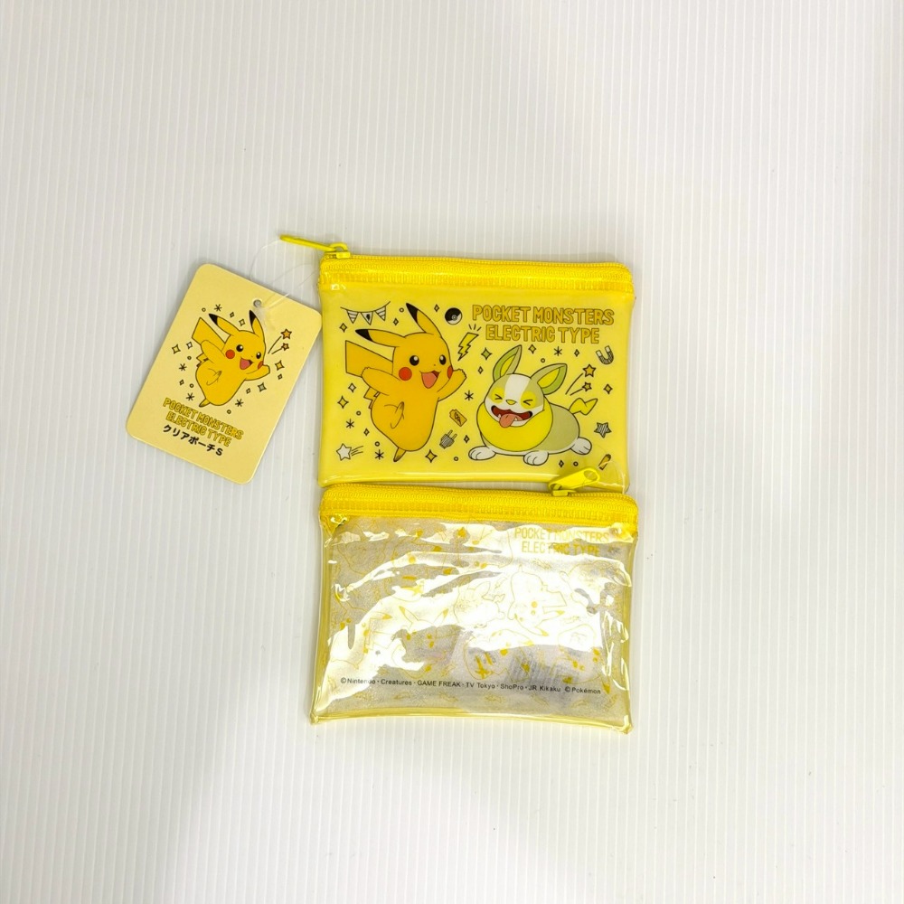 [6/20 新增款式] 日本 寶可夢 Pokemon 皮卡丘 透明收納袋 拉鍊袋 小物收納 資料收納 文具收納 長尾夾-規格圖8