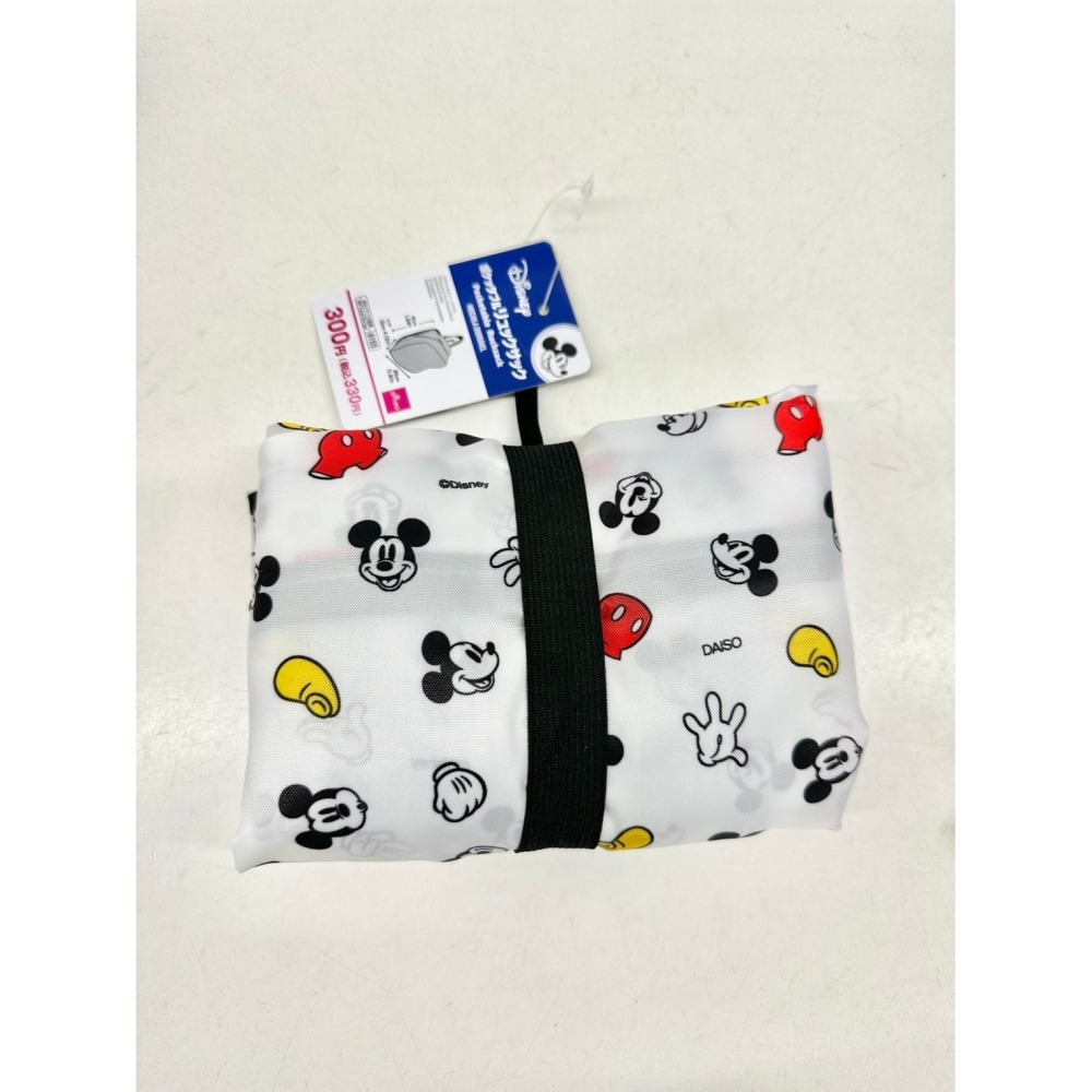 日本 大創 Daiso 百元商店 迪士尼 Disney 米奇 可收納後背包 折疊式後背包-細節圖3