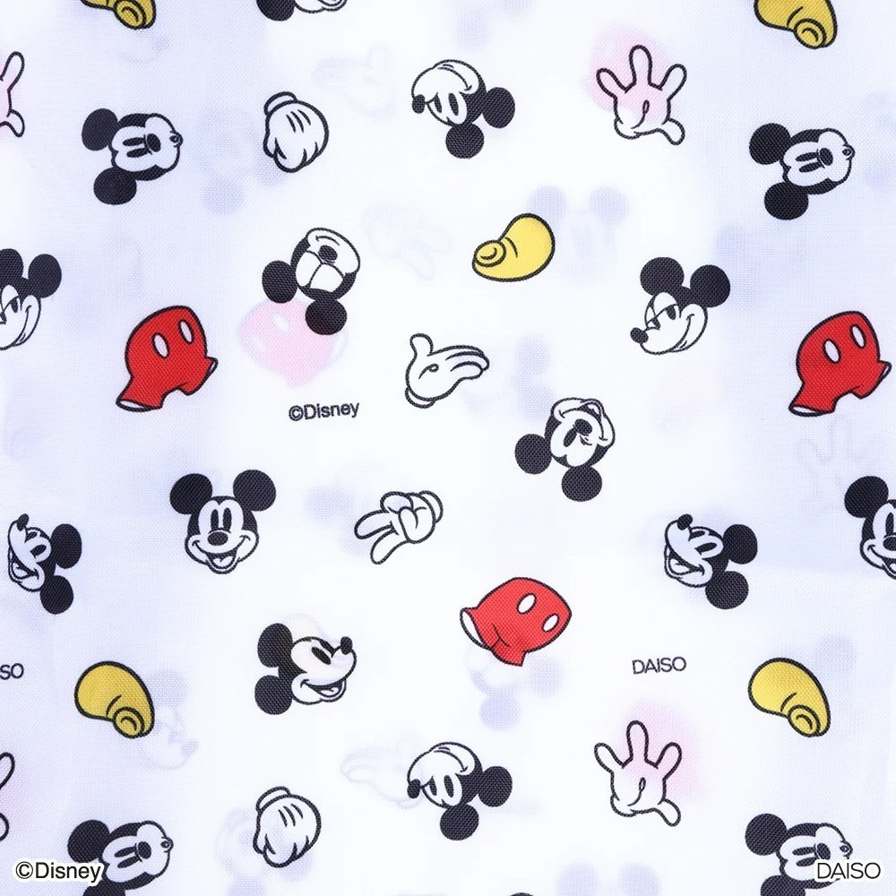日本 大創 Daiso 百元商店 迪士尼 Disney 米奇 可收納後背包 折疊式後背包-細節圖10