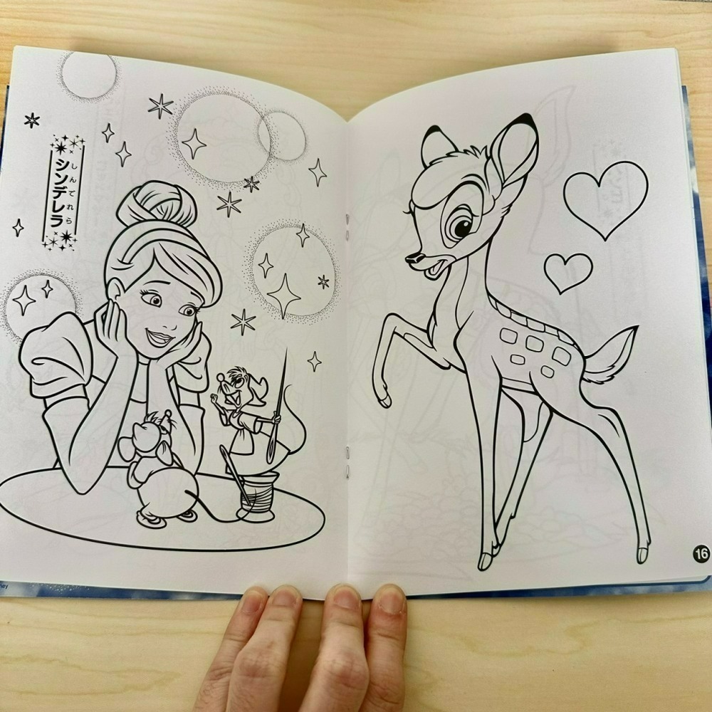 日本大創 Daiso 迪士尼 三麗鷗 寶可夢 恐龍 瑪利歐 A5 著色本 塗色本 繪畫本 畫畫本 公主 玩總 動物方程式-細節圖9