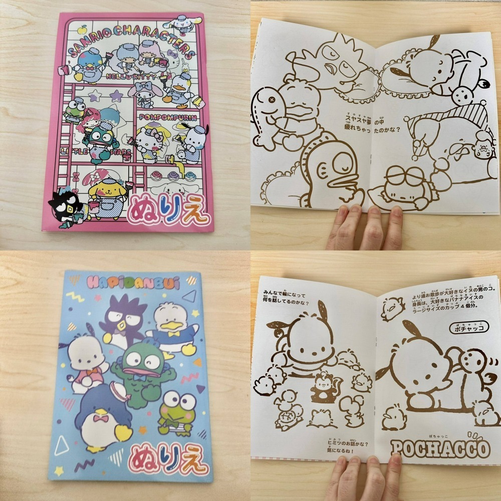[5/10 新增款式] 日本 大創 Daiso 迪士尼 三麗鷗 寶可夢 恐龍 瑪利歐 A5 著色本 塗色本 繪畫本 畫畫-細節圖4