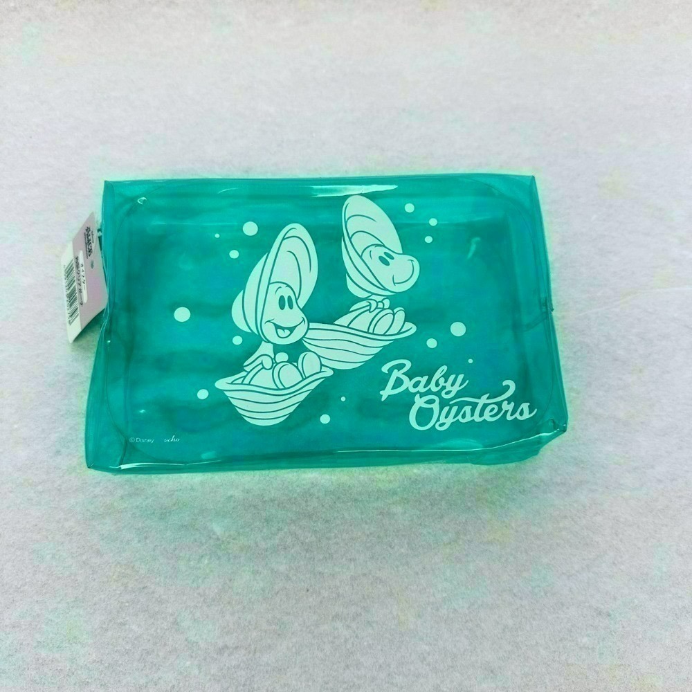 日本 Seria 百元商店 迪士尼 牡蠣寶寶 小物收納 透明收納包 拉鍊袋 小方巾 水杯 水瓶 貼紙 磁鐵 夾子 資料夾-規格圖11