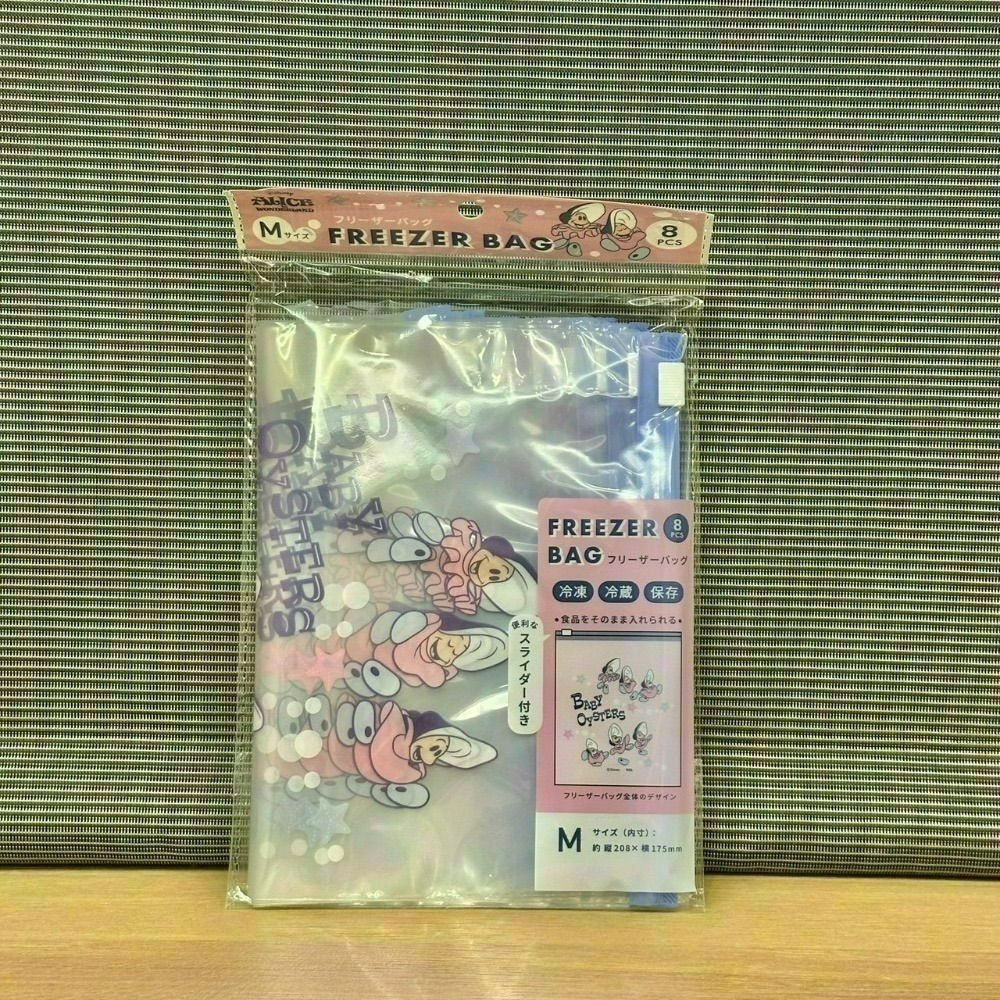 日本 Seria 百元商店 迪士尼 牡蠣寶寶 小物收納 透明收納包 拉鍊袋 小方巾 水杯 水瓶 貼紙 磁鐵 夾子 資料夾-規格圖11