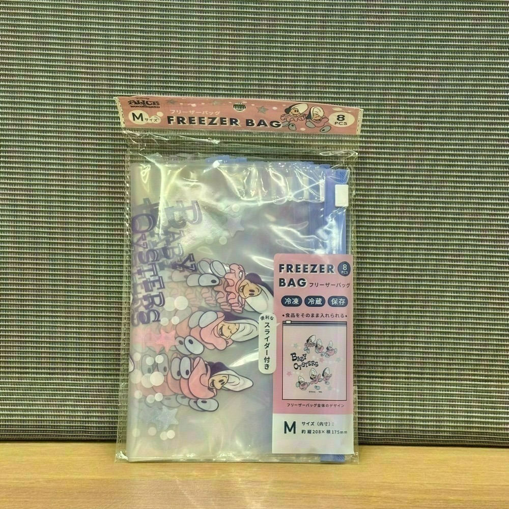 日本 Seria 百元商店 迪士尼 牡蠣寶寶 小物收納 透明收納包 拉鍊袋 小方巾 水杯 水瓶 貼紙 磁鐵 夾子 資料夾-規格圖11