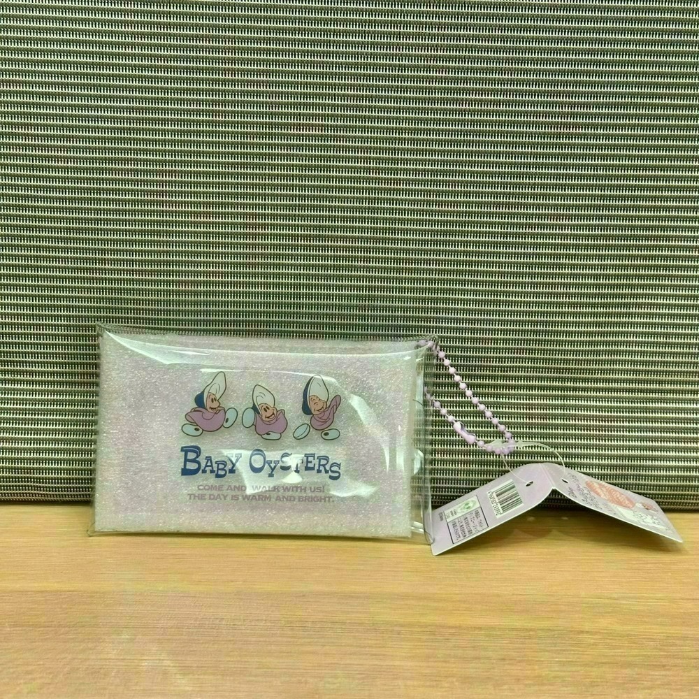 日本 Seria 百元商店 迪士尼 牡蠣寶寶 小物收納 透明收納包 拉鍊袋 小方巾 水杯 水瓶 貼紙 磁鐵 夾子 資料夾-規格圖11