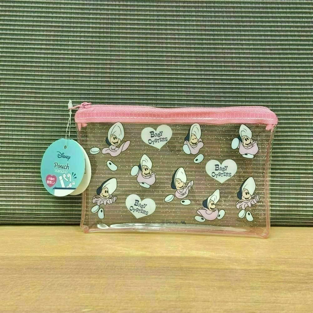 日本 Seria 百元商店 迪士尼 牡蠣寶寶 小物收納 透明收納包 拉鍊袋 小方巾 水杯 水瓶 貼紙 磁鐵 夾子 資料夾-規格圖11