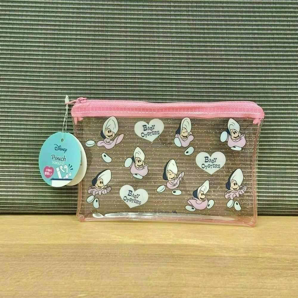 日本 Seria 百元商店 迪士尼 牡蠣寶寶 小物收納 透明收納包 拉鍊袋 小方巾 水杯 水瓶 貼紙 磁鐵 夾子 資料夾-規格圖11